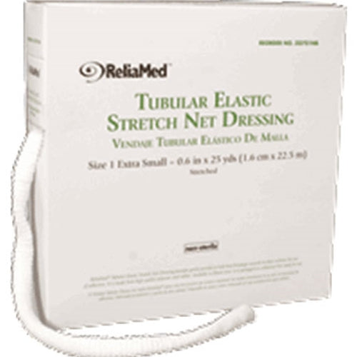 ReliaMed Tubular Elastic Net Dressing, Size 7, up to 29", 2.2" flat measurement, Small