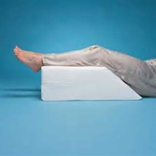 Elevating Leg Rest with White Polycotton Cover