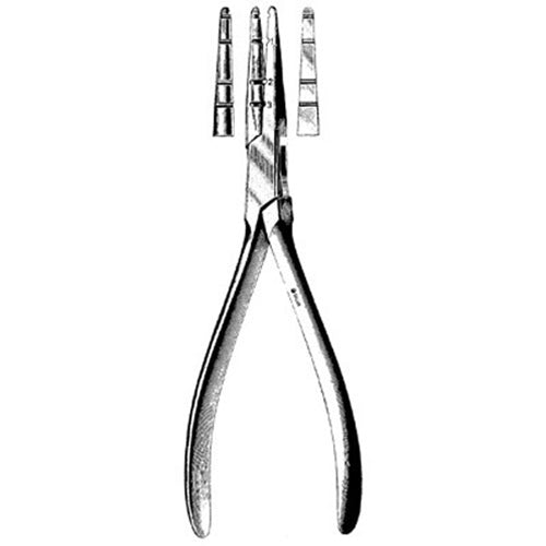 Wire Bending Pliers #G53 Concave and Round Nose - 45-788