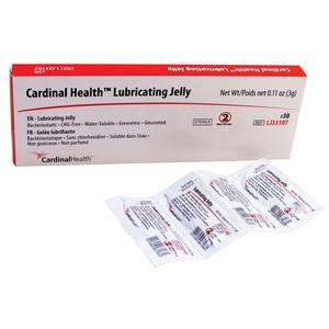 Lubricating Jelly, 3 g Foil Packets, Sterile, CHG-Free