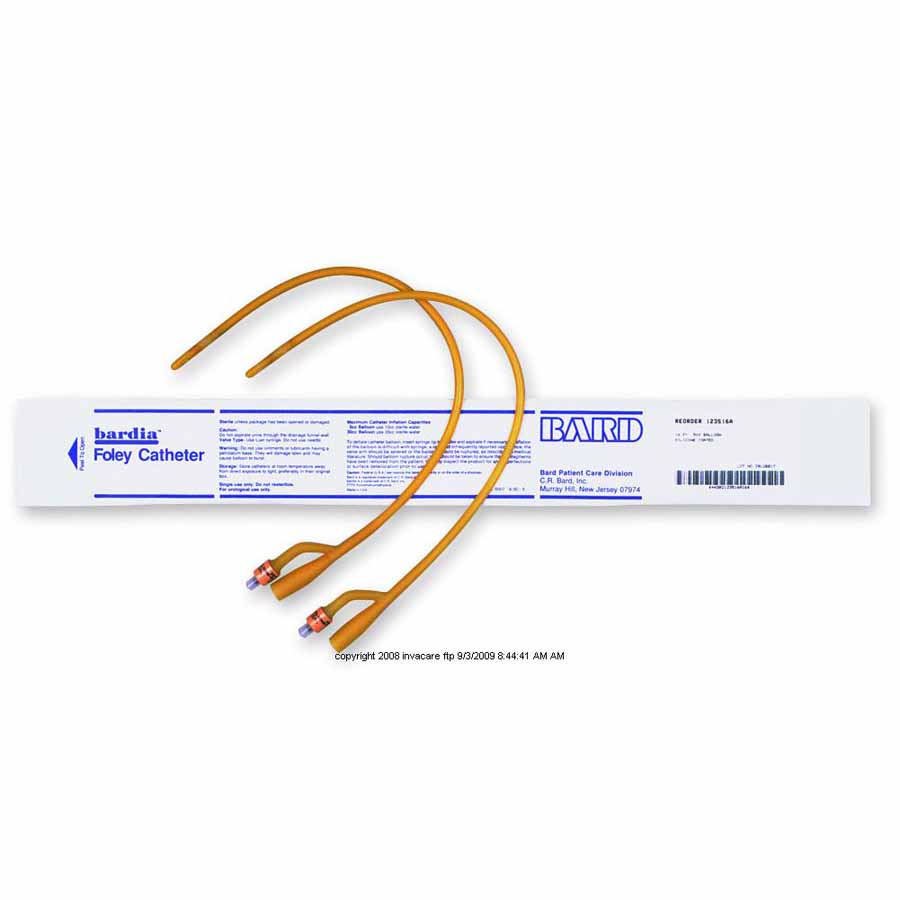 Bardia® Silicone Elastomer Latex Foley Catheter