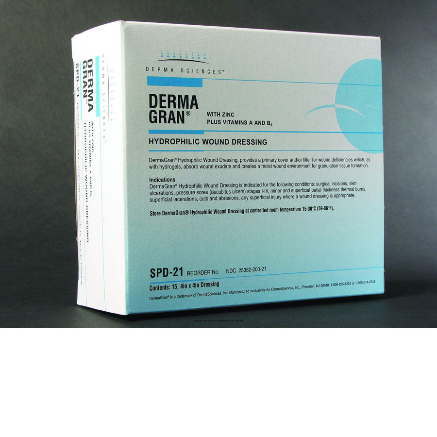 Dermagran B Impregnated Dressing, 4 x 4 Inch