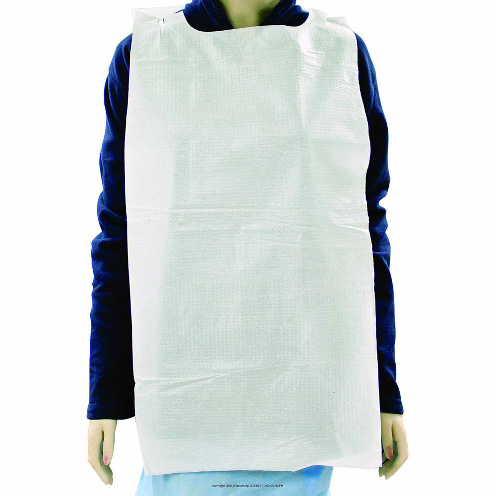 Disposable Paper-Poly Lap Bib 16X33 Overhead Style