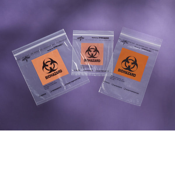 Bag Specimen Biohazard Ziplok 6X9 Pockt - DYND30261