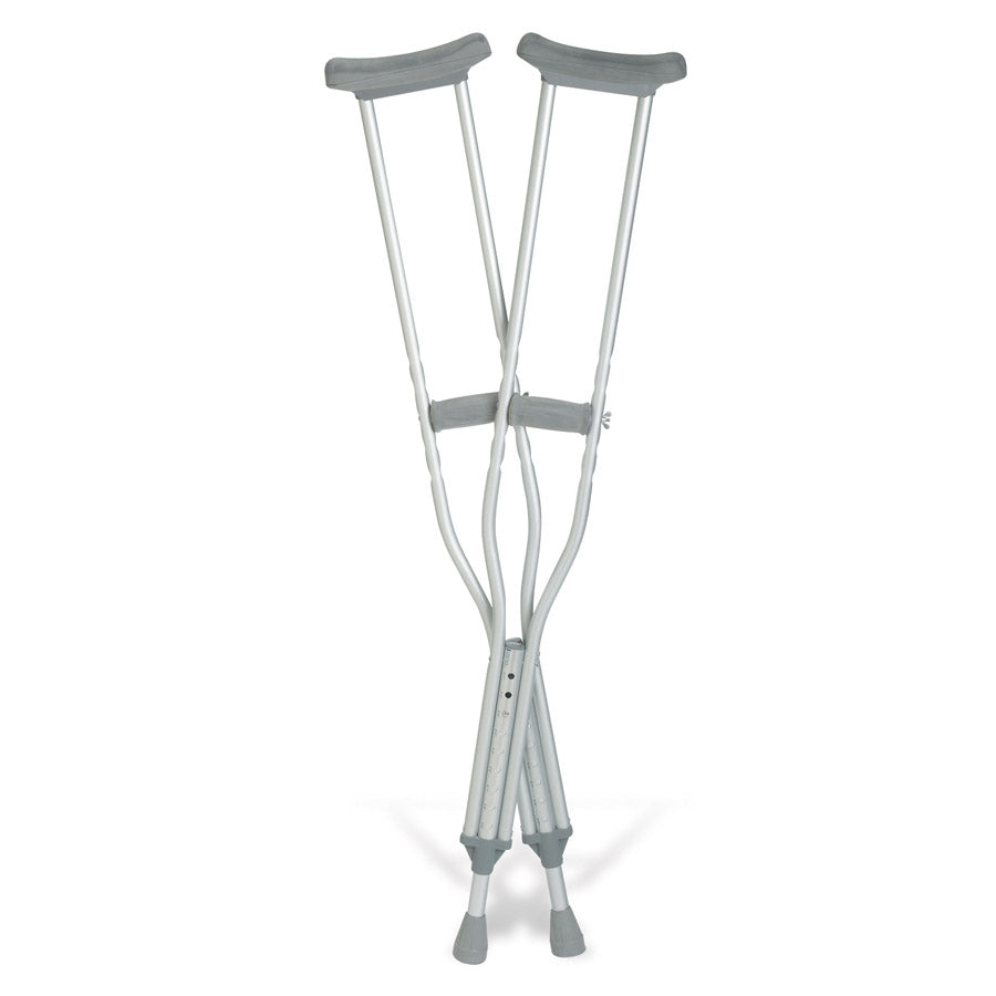 Crutch Aluminum Quik-Fit Tall Adult ( 8 Pairs)