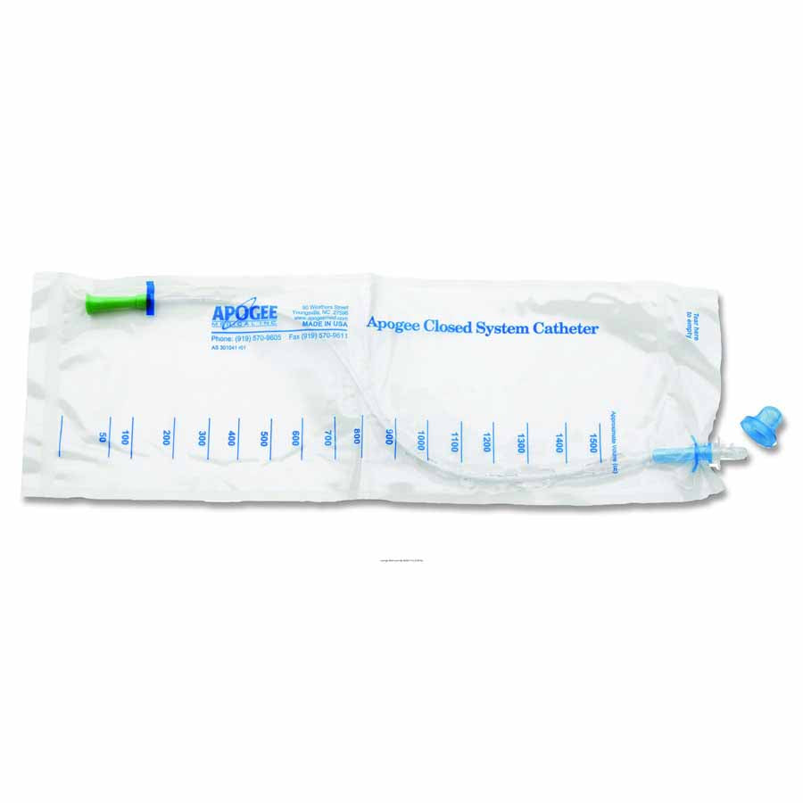 Apogee® Closed System Intermittent Catheters - Sterile