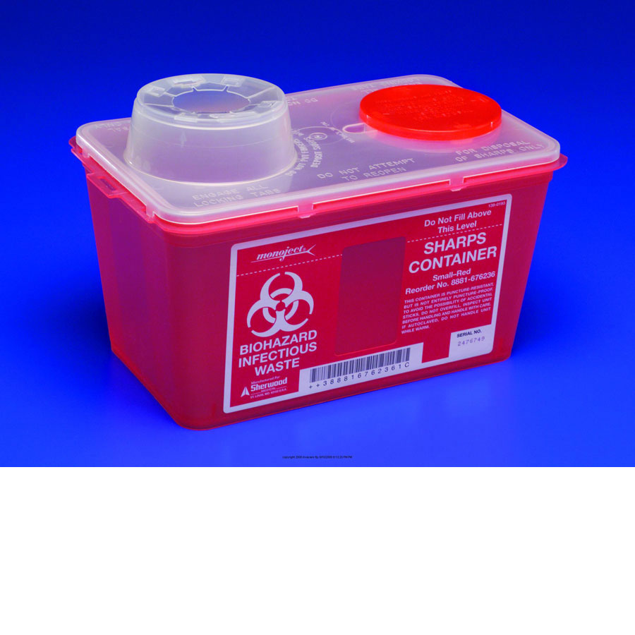 SharpSafety™ Monoject™ Sharps Containers