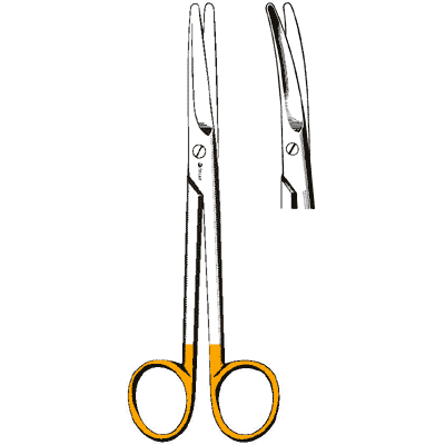 Sklar Edge Tungsten Carbide Mayo Dissecting Scissors 6 3-4" - 16-1610