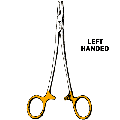 TC Mayo-Hegar Left Handed Needle Holder 7" - 21-9018
