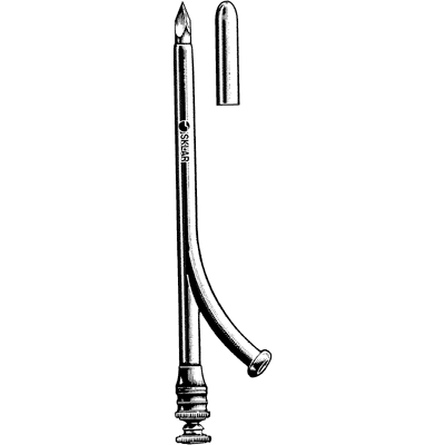 Ochsner Trocar 28 French For 22 French Catheter - 34-1428