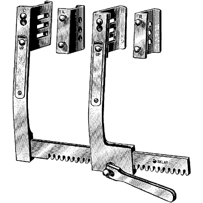 Burford-Finochietto Rib Spreader With Two Sets of Blades - 55-7880