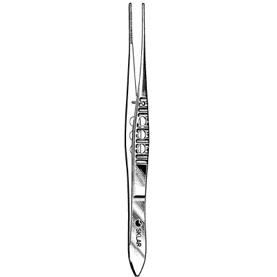 Sklar LiteGrip (Fenestrated Handle) Iris Forceps 4" - 66-2742