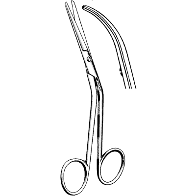 Fomon Nasal Scissors 5 1-4" - 70-4352