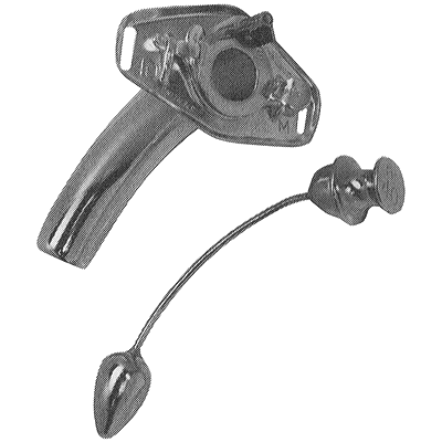 Jackson Original Laryngectomy Tube #10 Stainless Steel - 78-2260
