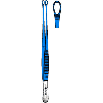Sklar Blue Singley Forceps 9" - 91-5302