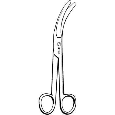 Busch Umbilical Scissors 6 1-2" - 92-5565