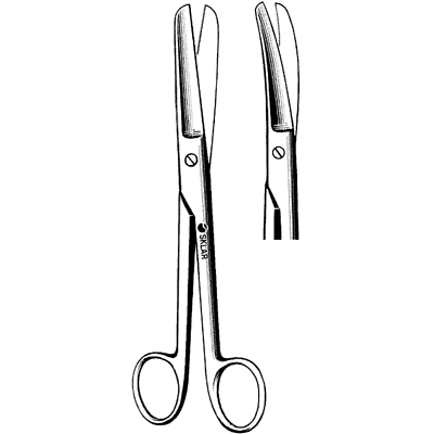 Veterinary Scissors 6 1-2" - 93-1165
