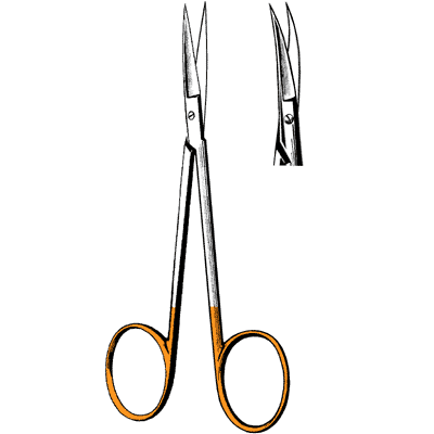 Surgi-OR TC Iris Scissors 4 1-2" - 95-125
