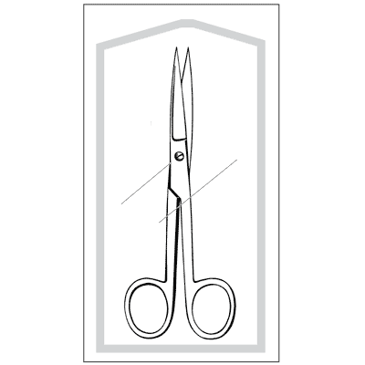 Econo Sterile Operating Scissors 5 1-2" - 96-2522