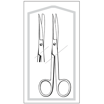 Econo Sterile Operating Scissors 5 1-2" - 96-2524