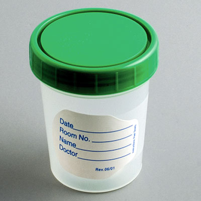 Specimen Cup Non-Sterile. With Screw Lid. - 96-8952