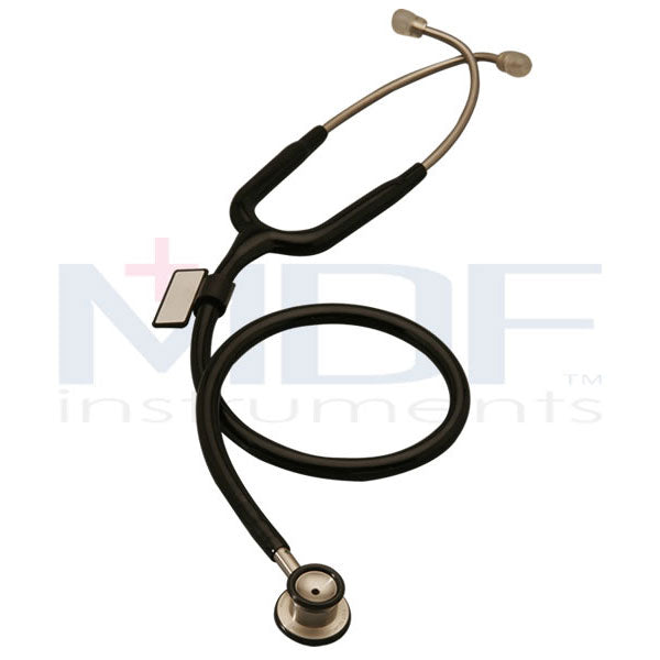 MD One Infant Stainless Steel Dual Head Stethoscope - BlackOut (All Black)