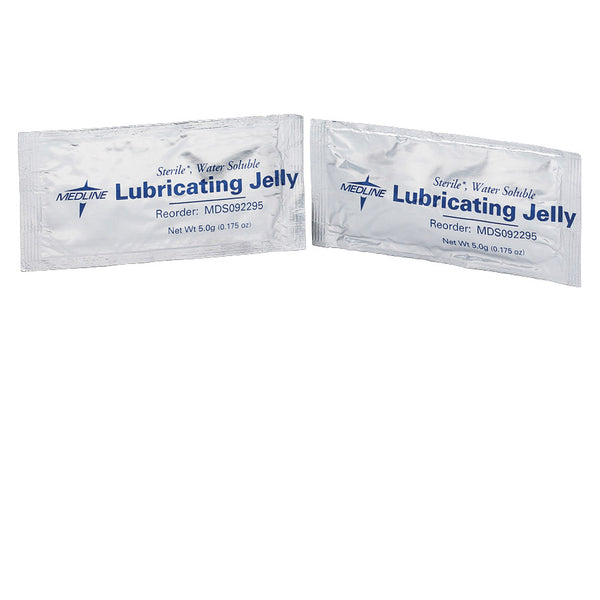 McKesson Lubricating Jelly, Sterile, 5 Gram, Individual Packet, Pack Of