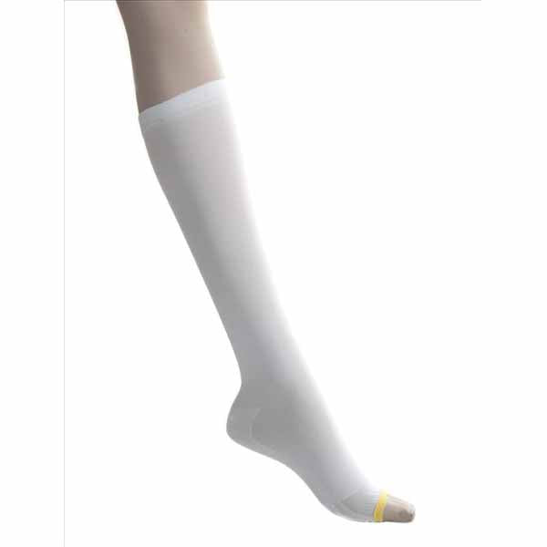 Medline EMS Knee Length Anti-Embolism Stockings, White, Medium (MDS160624)