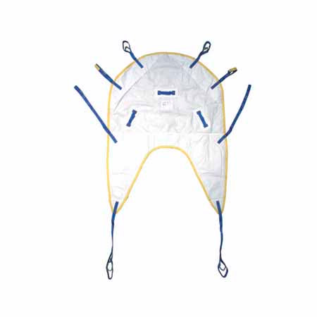 Medline Disposable U-Shaped Patient Slings with Head Support, Medium (MDSDHS2)