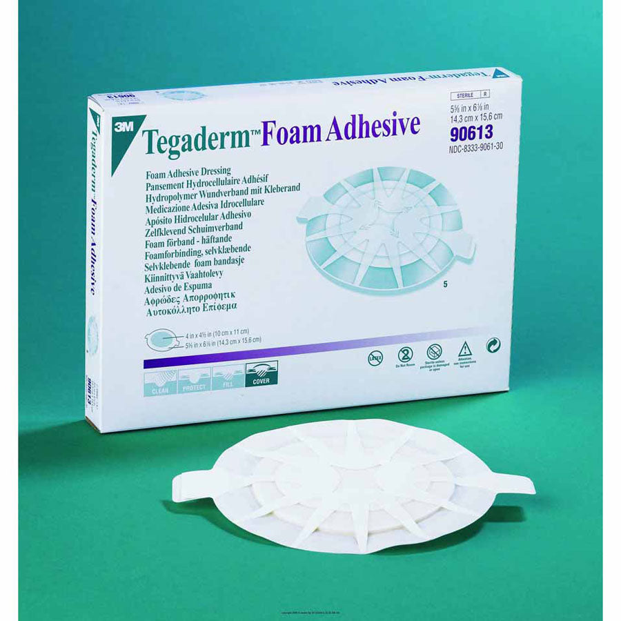 3M™ Tegaderm™ High Performance Foam Adhesive Dressing 5.5 X 6 In