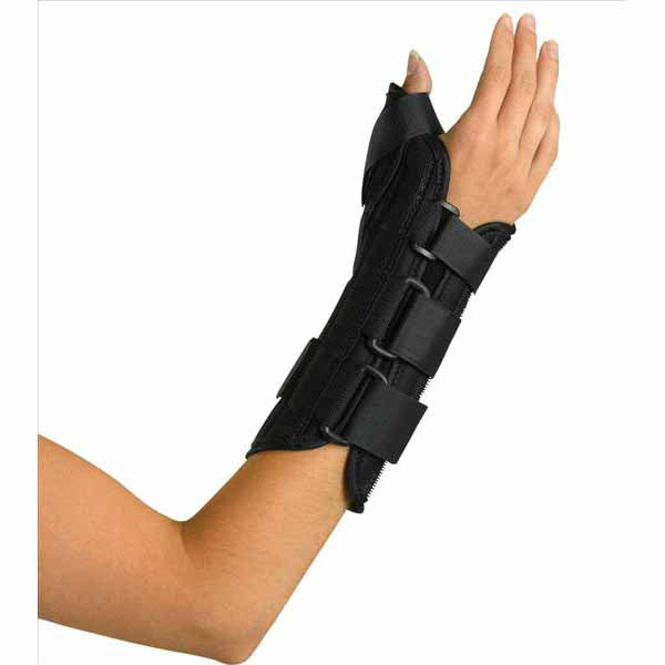 Medline Wrist and Forearm Splint with Abducted Thumb, Large (ORT18210RL)