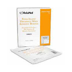 ReliaMed Foam Dressing with Film Backing, Sterile, 6" x 6"