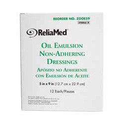 ReliaMed Oil Emulsion Dressing 5" x 9", Sterile