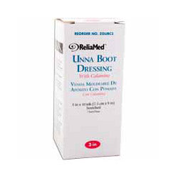 ReliaMed 3" x 10 yds. Unna Boot with Calamine, Non-sterile