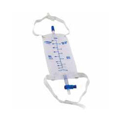 ReliaMed Leg Drainable Bag with T-Tap Valve & Attached Straps, 600 mL