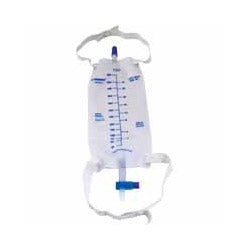 ReliaMed Leg Drainage Bag with T-Tap Valve & Attached Straps, 900 mL