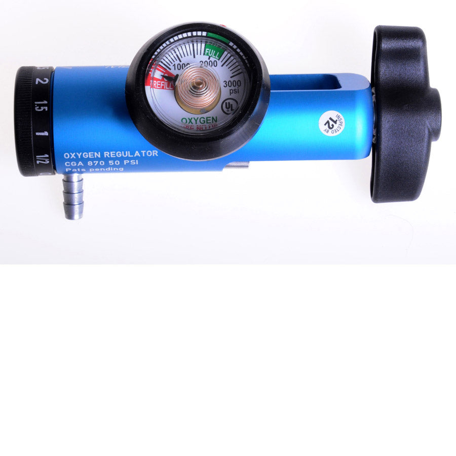 Regulator Oxygen Mini 1-2-8 Lpm  SM Cylinder