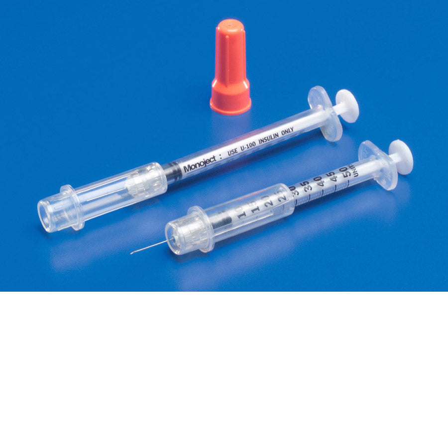 Syringe Needle Safety 1Cc 29Gx1-2 Ins