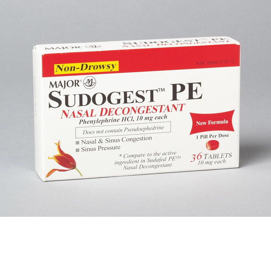 Phenylephrine Hci 10Mg 36-Box (Sudafed Pe)