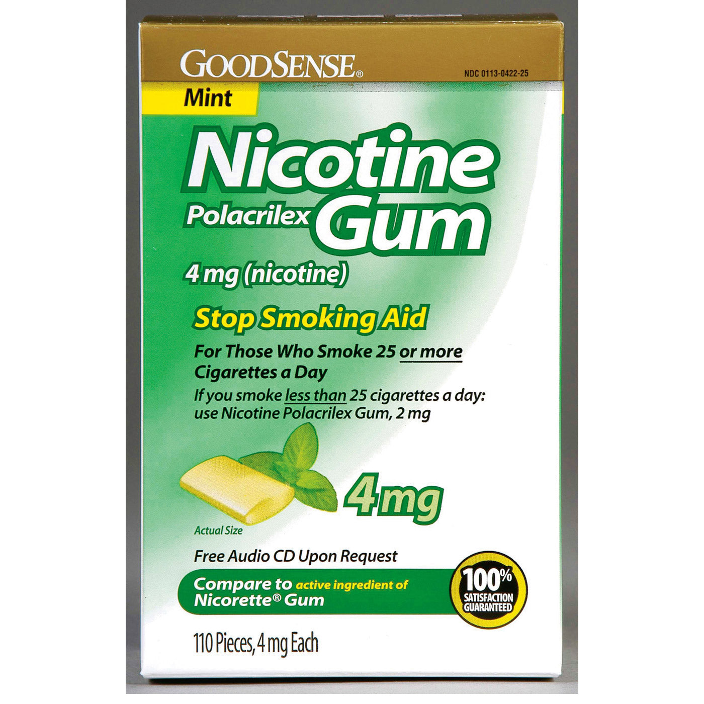 Nicotine Gum 4Mg Mint 110-Box