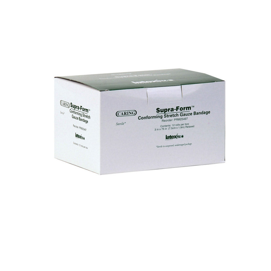 Bandage Gauze Supra Form 3X75 Sterile Latex free